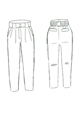 patron pdf pantalon short belem