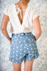 patron short femme taille haute