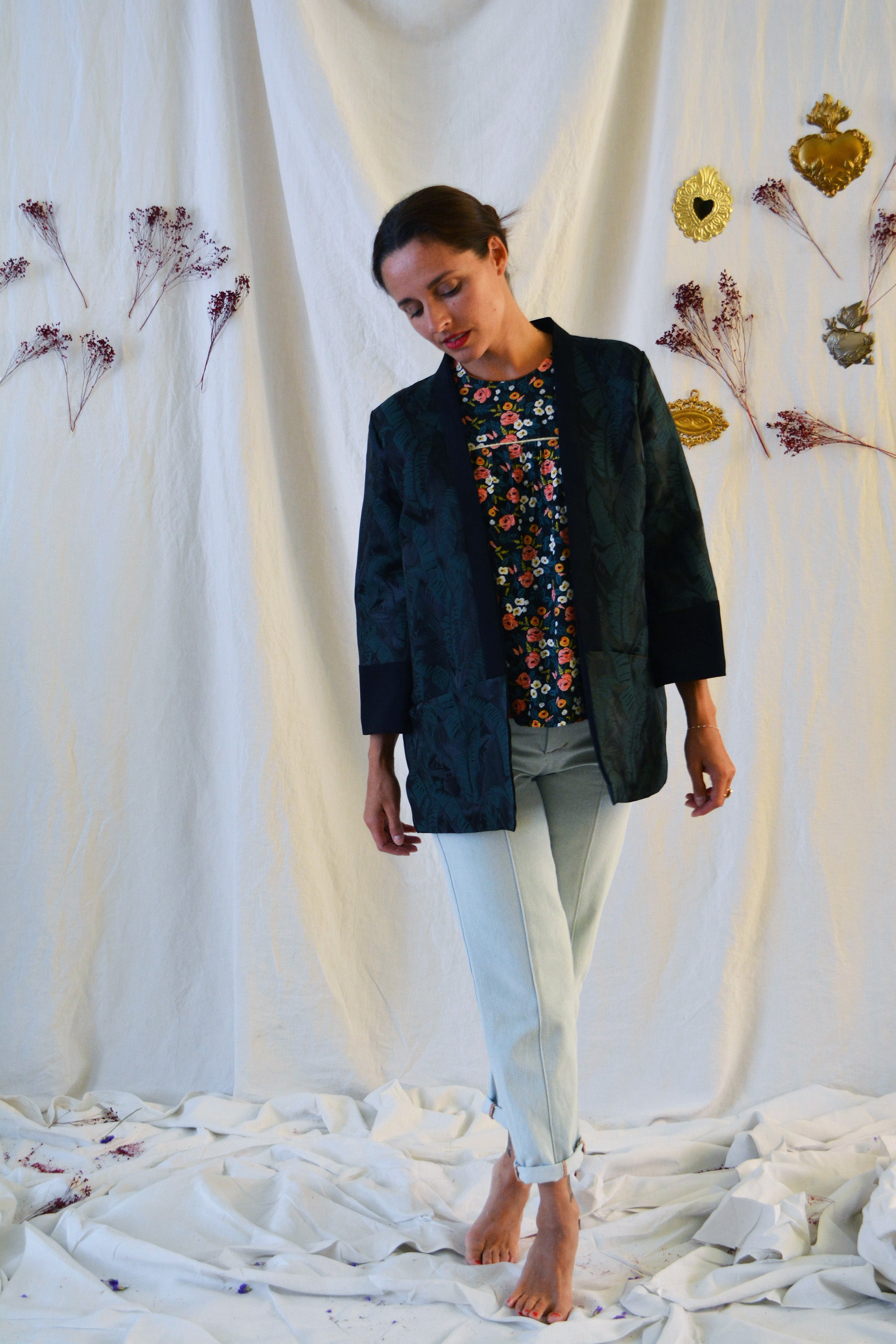 Patron couture veste Sable / PDF (A4, A3, A0, US Letter) – Tailles 34 à 56 – Cadres, Calques par Taille, Vidéoprojection
