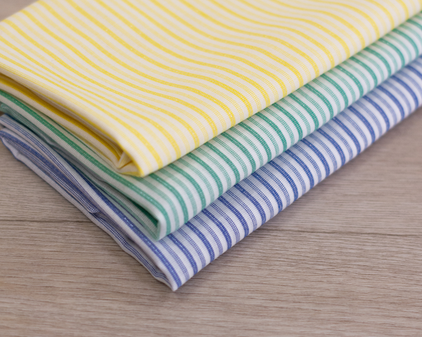 Tissuthèque le jacquard de viscose rayé Varsity