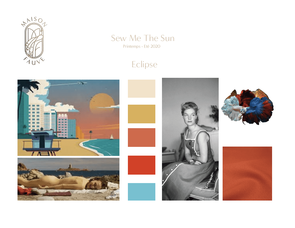 Sew me the Sun, les moodboards...let the sunshine in ! - Maison Fauve