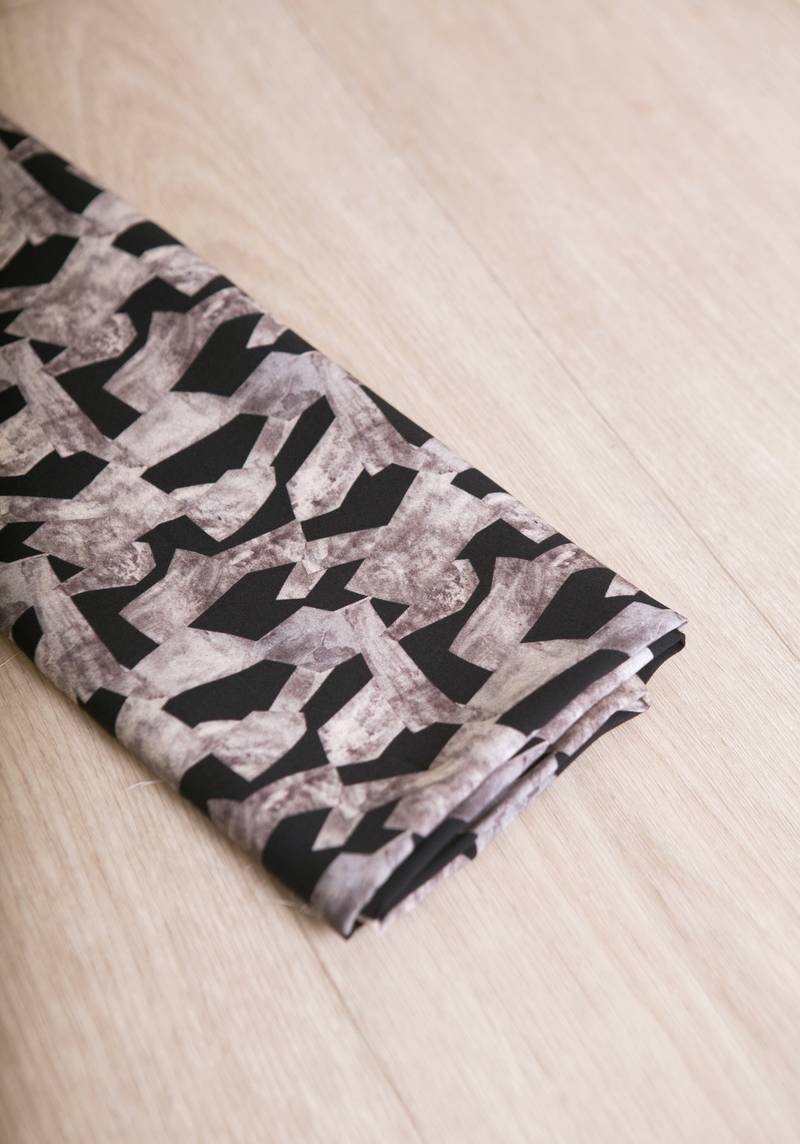 Tissu popeline de viscose imprimée Pietra - Plusieurs coloris