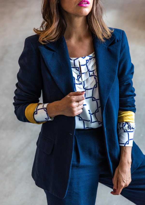 Patron couture veste blazer Manhattan Patron PDF A0 A3 A4 et US l Maison Fauve