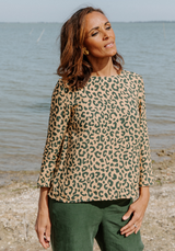 Violet blouse sewing pattern / Paper pattern