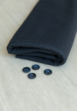 LAST PIECE OF 120cm - Woolen Coat Fabric Ink