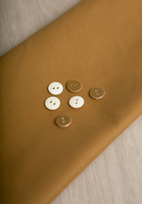 Bouton Cumin à paillettes dorées 12 mm