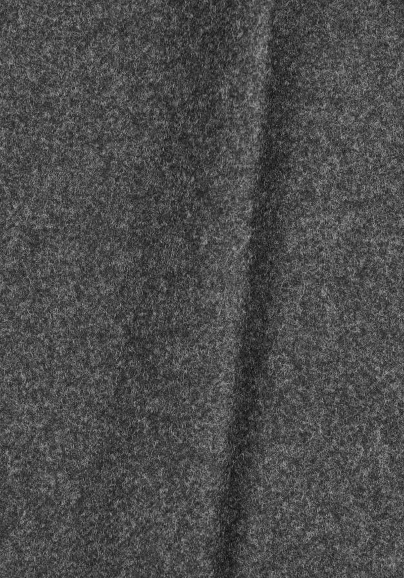 Drap de laine 100% laine vierge gris chiné anthracite