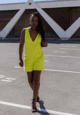 COUPON 125 CM - Tissu gabardine de coton - Sulfure