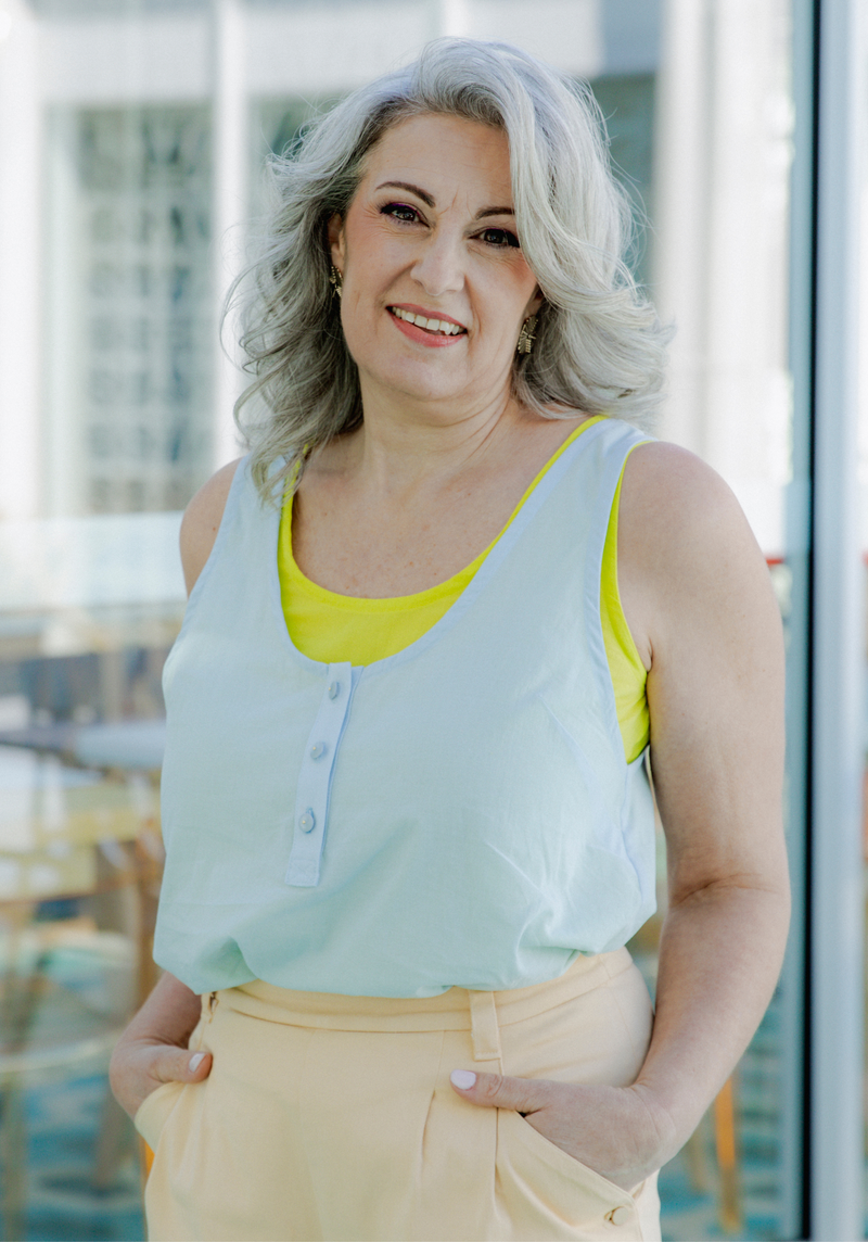 Spritz tank top duo sewing pattern - Pouch pattern