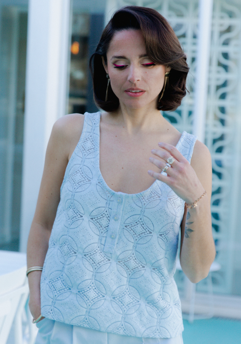 Spritz tank top duo sewing pattern - Pouch pattern