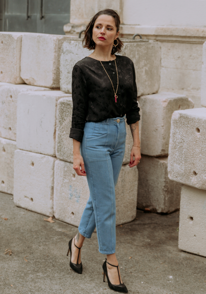 Pants pattern, Hussard jeans / Pocket pattern