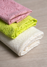 Shell lace fabric - 3 colors