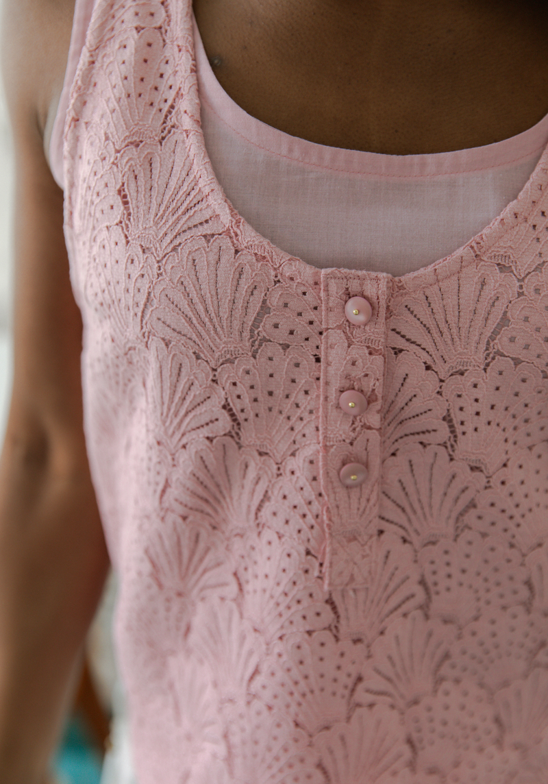 Spritz tank top duo sewing pattern - Pouch pattern