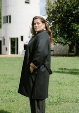 Marcello coat sewing pattern - Clutch pattern