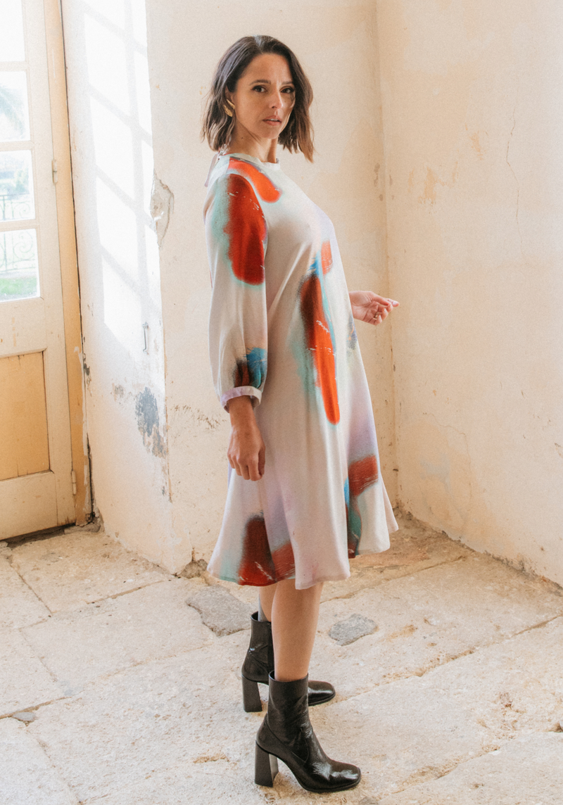 Mia dress and blouse sewing pattern / PDF (A4, A3, A0, US Letter) - Frames, Layers by Size, Video projection 