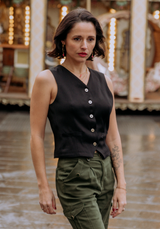 Free PDF Pattern Pompom Suit Vest / PDF (A4, A3, A0, US Letter) - Frames, Layers by Size, Video Projection