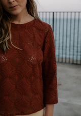 Patron couture blouse Violette / PDF (A4, A3, A0, US Letter) – Tailles 34 à 56 – Cadres, Calques par Taille, Vidéoprojection