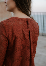 Patron couture blouse Violette / PDF (A4, A3, A0, US Letter) – Tailles 34 à 56 – Cadres, Calques par Taille, Vidéoprojection