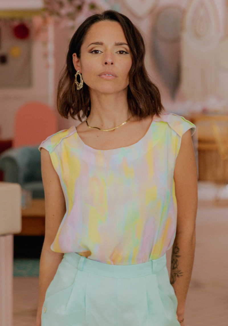 Daïquiri dress and blouse sewing pattern - Pouch pattern