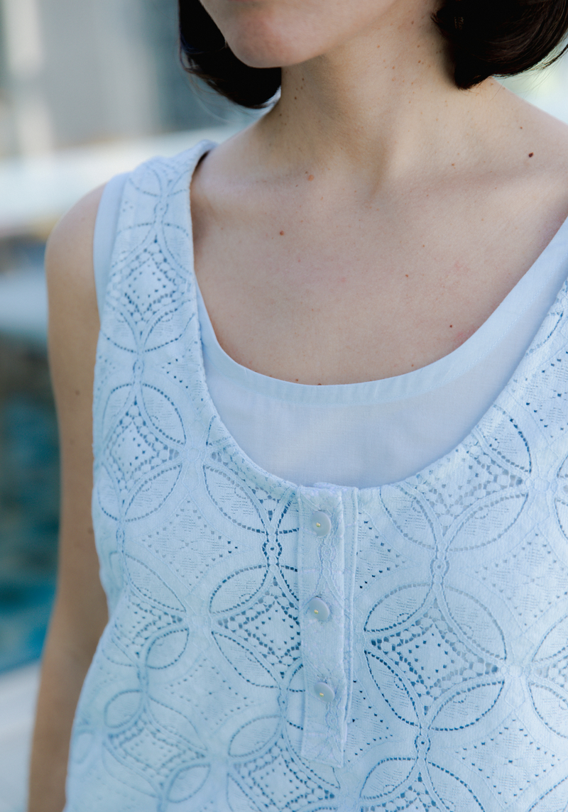 Spritz tank top duo sewing pattern - Pouch pattern