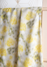 Tissu popeline de viscose imprimée Abstract Rose - Plusieurs coloris