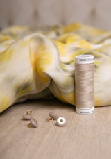 Tissu popeline de viscose imprimée Abstract Rose - Plusieurs coloris