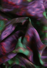 Tissu popeline de viscose imprimée Abstract Rose - Plusieurs coloris