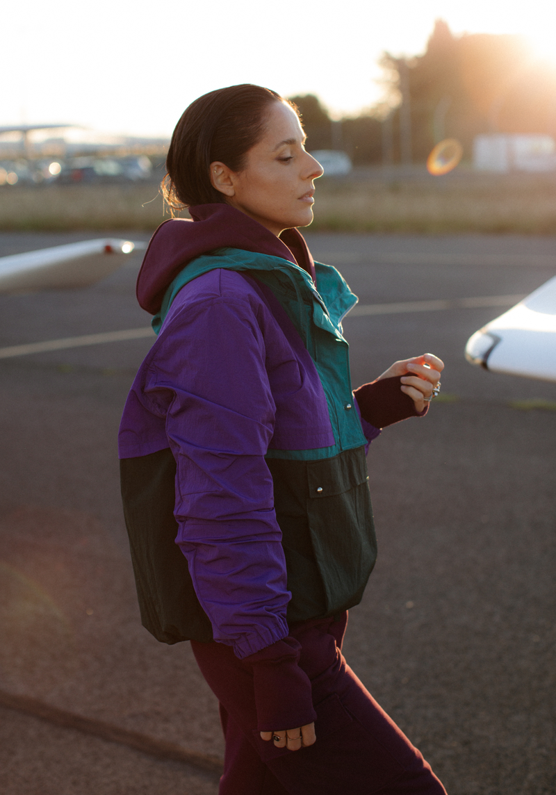 Rafale windbreaker sewing pattern - Pouch pattern