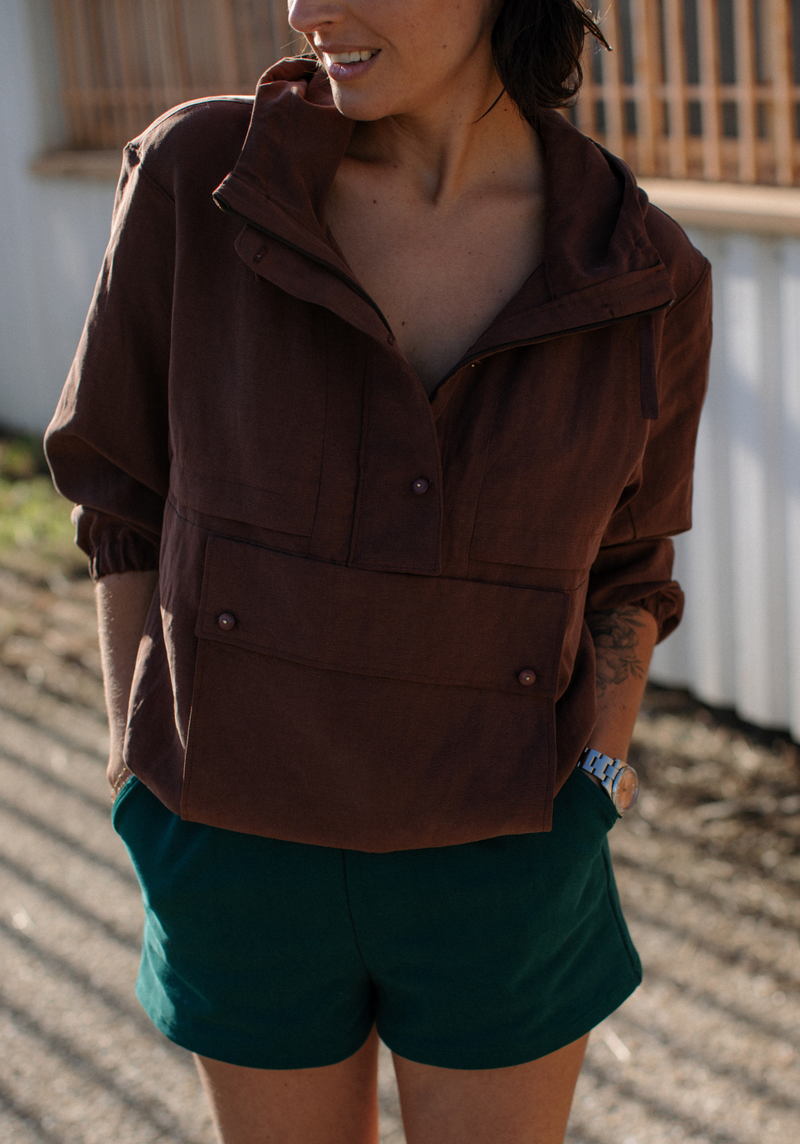 Rafale windbreaker sewing pattern - Pouch pattern