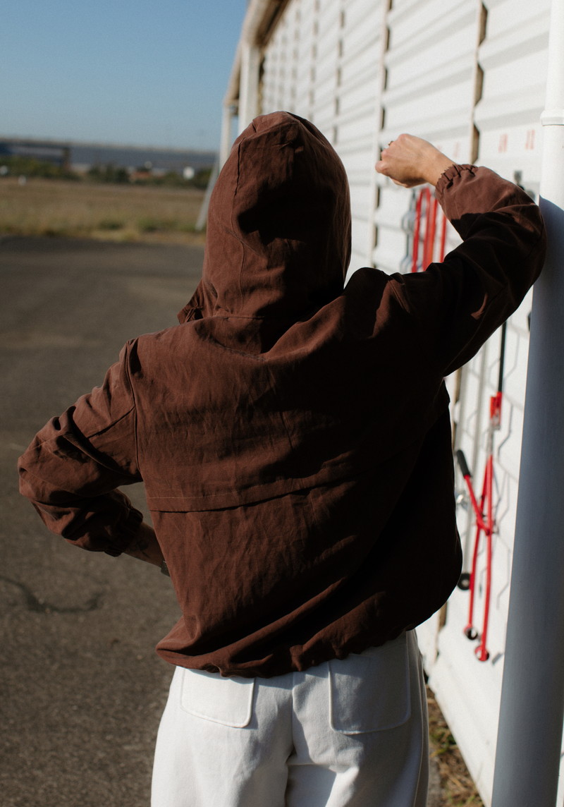 Rafale windbreaker sewing pattern - Pouch pattern