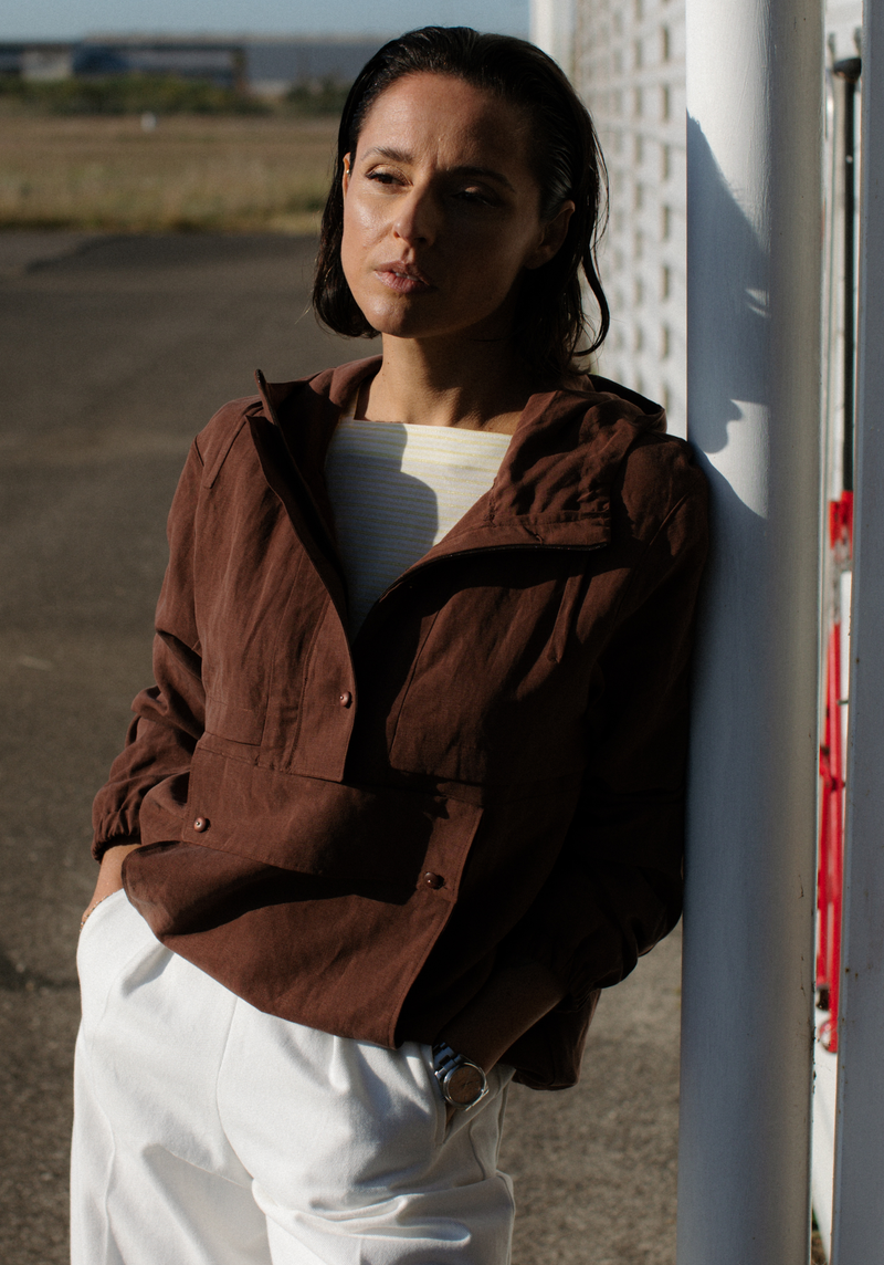 Rafale windbreaker sewing pattern - Pouch pattern