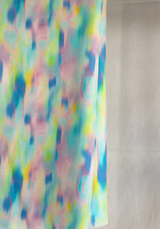 COUPON 200 CM - Tissu popeline de viscose imprimée Solaris - Confetti