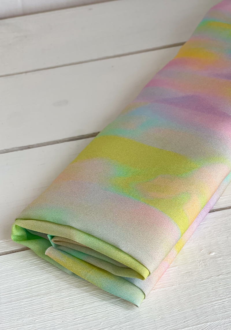 Tissu popeline de viscose imprimée Solaris - 5 coloris