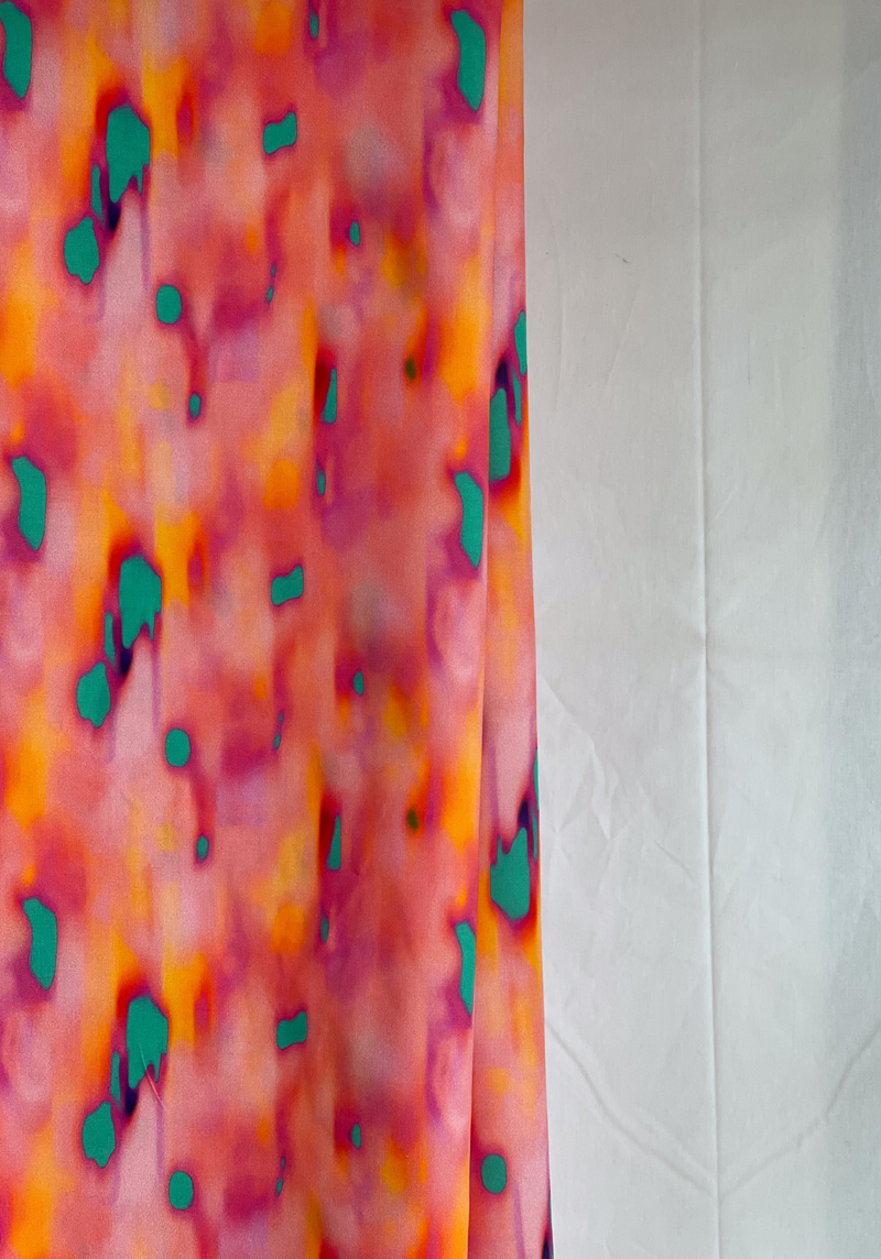 Tissu popeline de viscose imprimée Solaris - 5 coloris