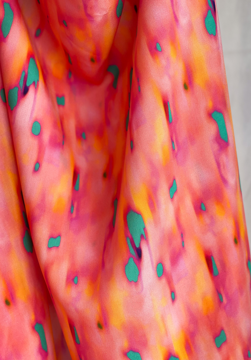 Tissu popeline de viscose imprimée Solaris - 5 coloris