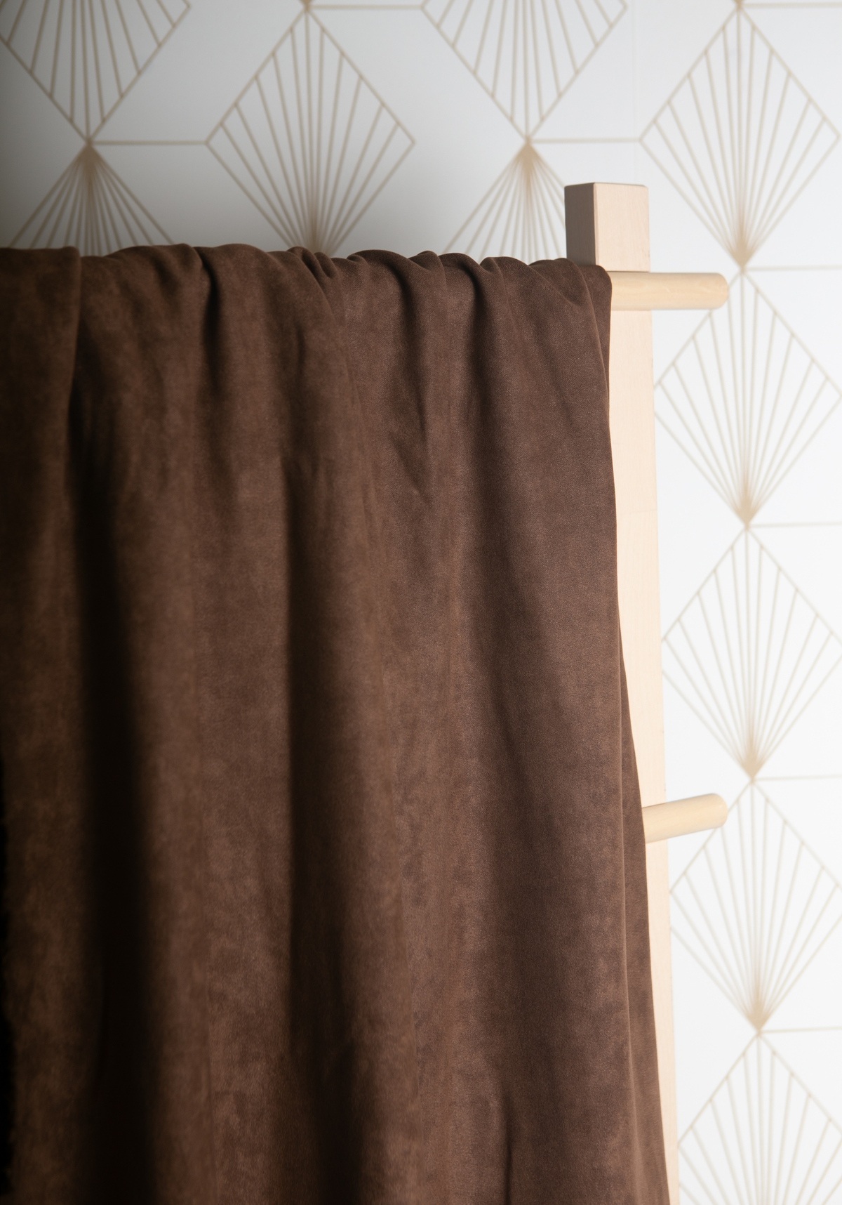 Beige, brown or moss green faux suede by the meter - Suede-look fabric