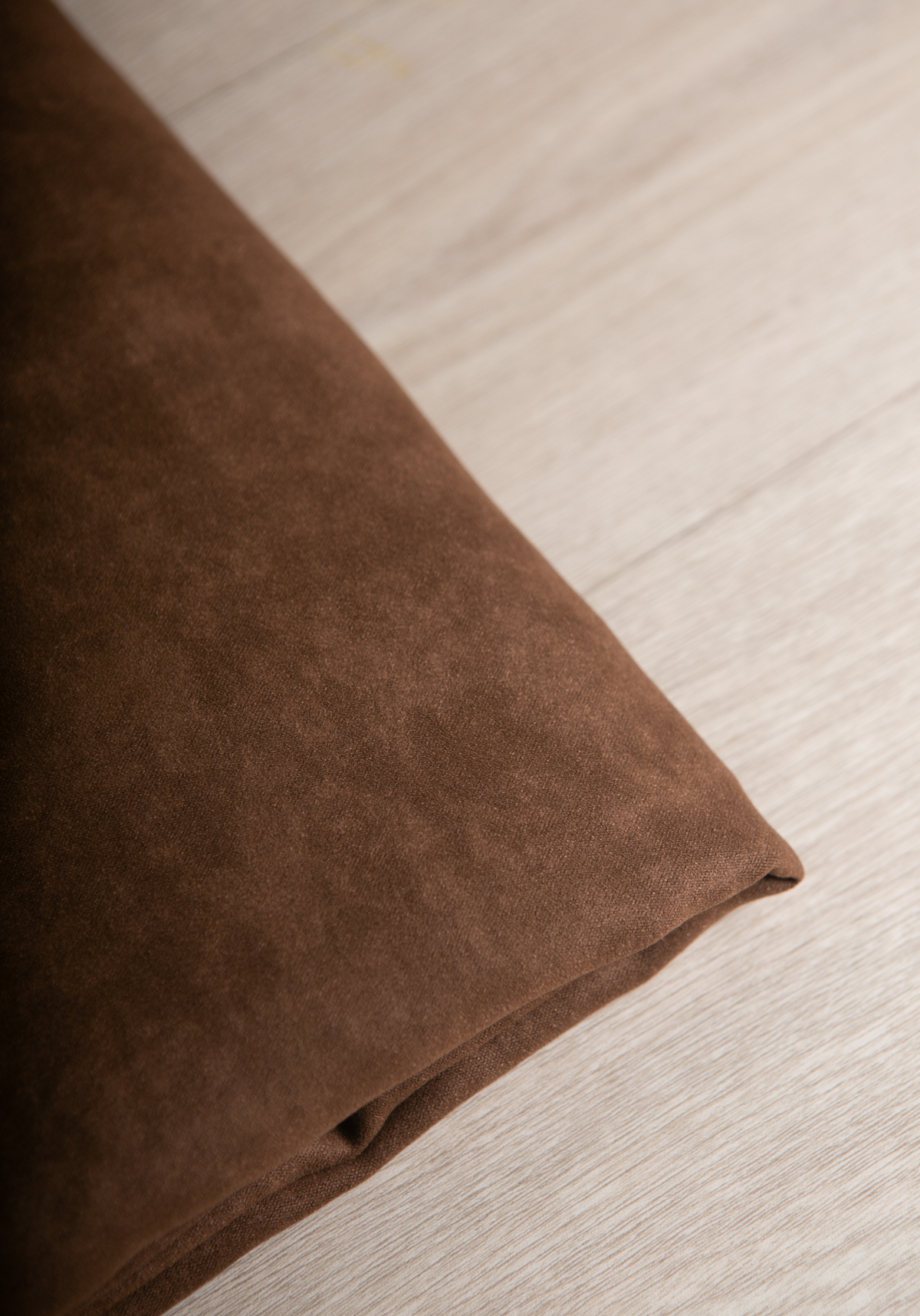 Beige, brown or moss green faux suede by the meter - Suede-look fabric