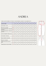 Andrea pants sewing pattern - Pocket pattern