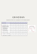 Grand Bain shorts sewing pattern / Pocket pattern