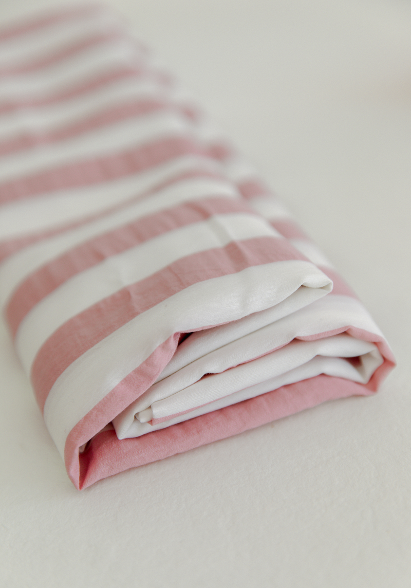 Tissu voile poly viscose à rayures Berlingot - Plusieurs couleurs