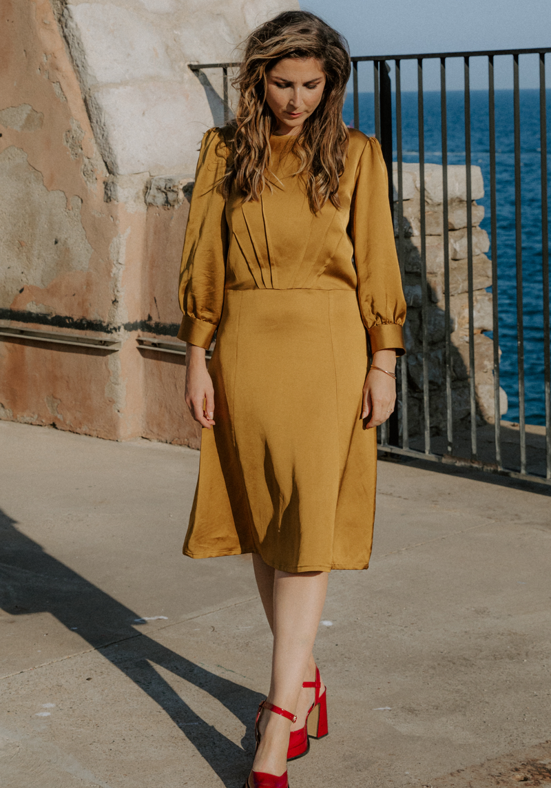 Patron robe, blouse Zénith / PDF (A4, A3, A0, US Letter) - Cadres, Calques par Taille, Vidéoprojection