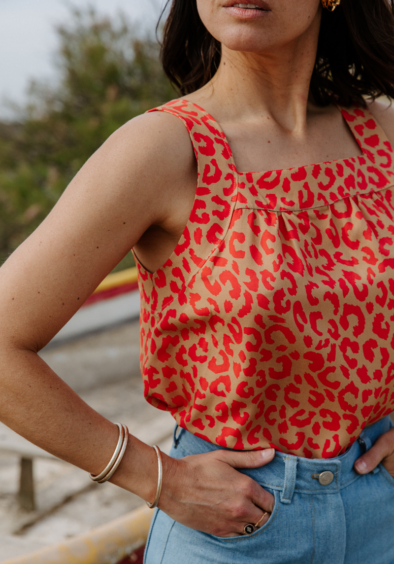 Salto top sewing pattern / Pouch pattern