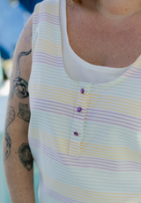 Tissu jacquard de viscose léger Sorbet - par 10 cm