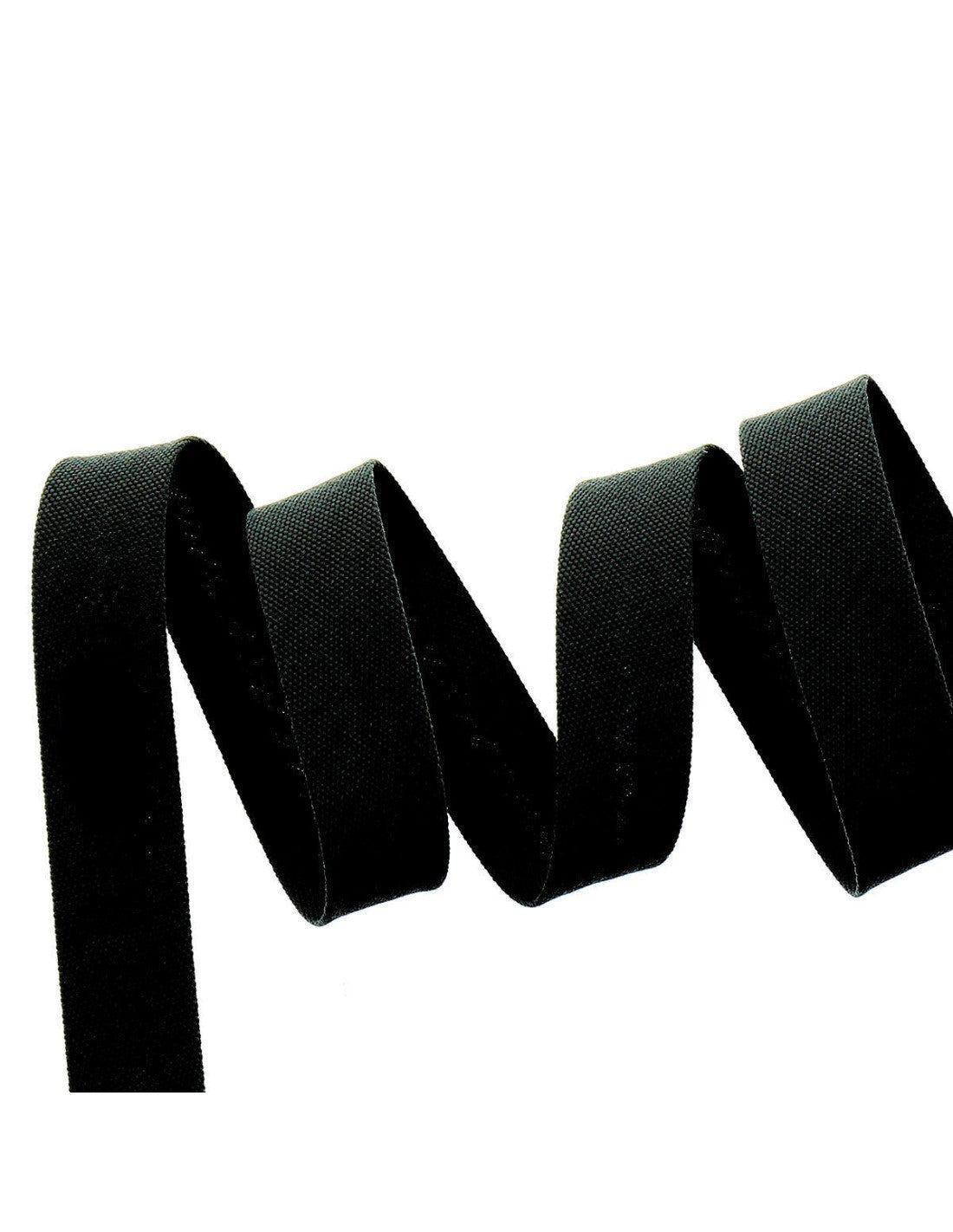 Biais POLYCOTON largeur 20mm Noir ou Blanc - Par 10 cm - Maison Fauve