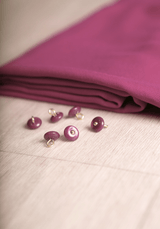 Bouton à coudre en nacre Wink Glossy 10 mm - Plusieurs couleurs - Maison Fauve