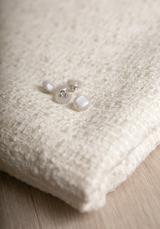 Bouton blanc cassé Candy - 12 ou 18 mm