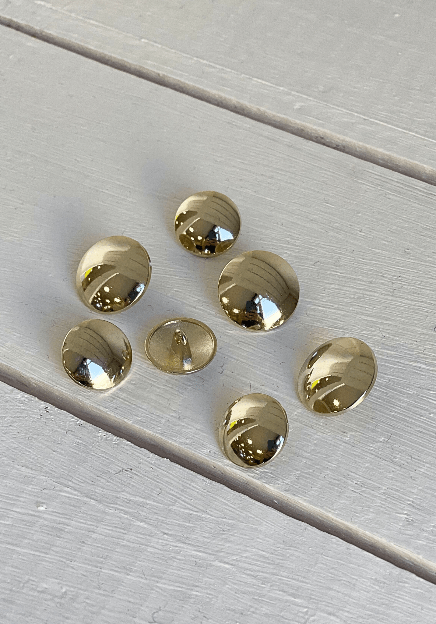 Bouton doré Talisman 15 et 18 mm - Maison Fauve