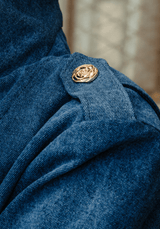 Bouton fleur Rose doré - 15 ou 21 mm - Maison Fauve