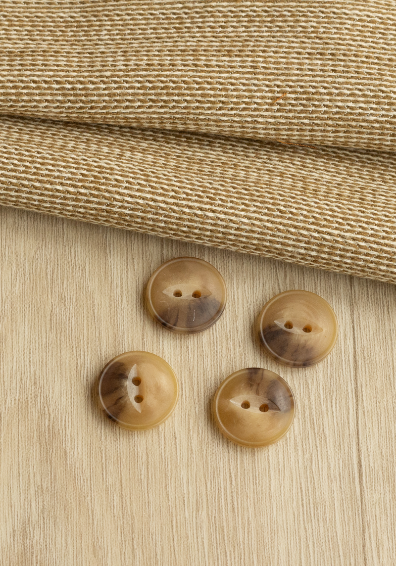Jazz cappuccino button 20 mm or 15 mm