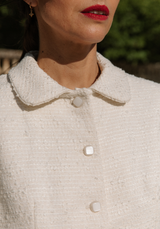 Bouton blanc cassé Candy - 12 ou 18 mm